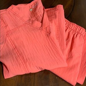 Scrub set four way stretch